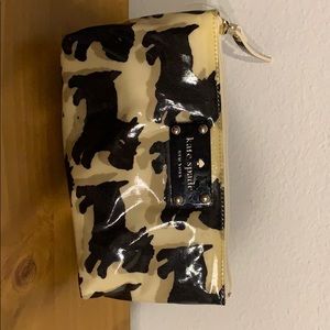 Kate spade Scottie dog cosmetic bag